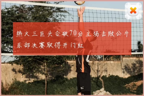 热火三巨头合砍70分主场击败公牛东部决赛取得开门红